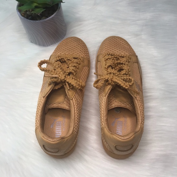 Puma Match Lace Taupe Sneakers - Picture 6 of 8